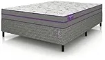 Cama Box com Colchão Casal D33 Ortovip 138x188x55 Smartz