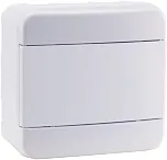 Force Line - Quadro Distribuicao 4 Disjuntores Din Branco - Sobrepo