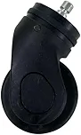 Acessórios de mala Rodas Rodas universais pretas Rotação de 360 ​​graus(preto1 peca)