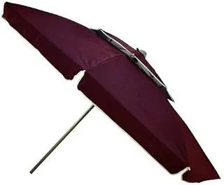 Guarda-Sol Ombrelone 2,40m em Poliéster com Proteção UV, Estrutura em Aço com 8 Varetas, Impermeável, Ideal para Praia, Piscina e Jardim