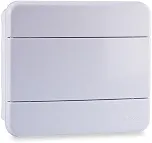 Force Line - Quadro distribuicao 8 disjuntores din - embutir, Branco