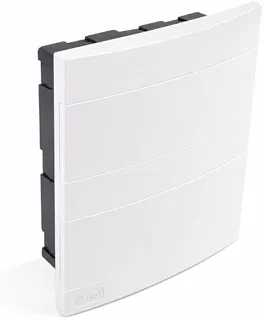 Quadro de Distribuição 24 Disjuntores DIN Embutir| CD 24 Bet Plásticos (Branco)