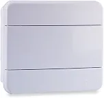 Force Line - Quadro distribuicao 8 disjuntores din br-sobrepor, branco