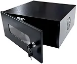 Organizador Metálico para DVR Intelbras, Rack de Rede, Caixa Preta