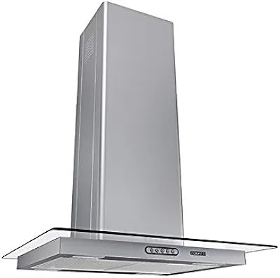 Coifa Ilha Vidro Reto Inox 60cm - Fogatti 220V
