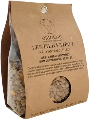 Lentilha Verde Sem Glúten Origens 200g