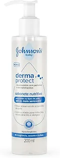 Sabonete Nutritivo Johnson's Baby Derma Protect, 200ml