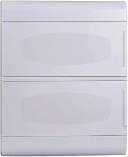 Quadro Embutir Ouro Box 24 Módulos Din Porta Opaca Steck Branco 24 Módulos