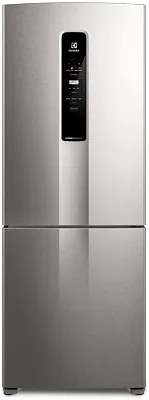 Geladeira Electrolux Frost Free 490L Efficient com AutoSense Inverse Inox Look (IB7S) 127V