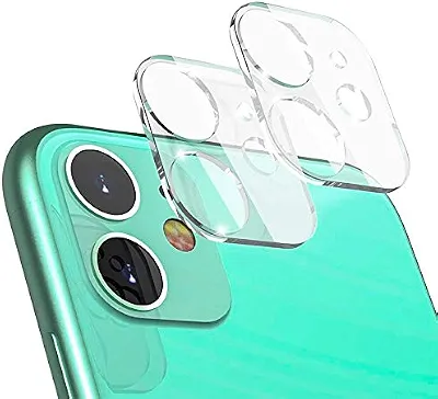 Kit 2x Películas Vidro Transparente Câmera Lente iPhone 11, 11 Pro, 11 Pro Max + Kit Aplicação (iPhone 11)