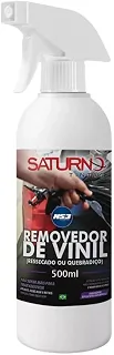 Removedor de Envelopamento e Vinil Adesivo Ressecado Saturno 500ml - Spray Limpador de Cola de Carro Moto e Móveis