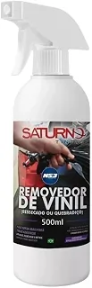 Removedor de Envelopamento e Vinil Adesivo Ressecado Saturno 500ml - Spray Limpador de Cola de Carro Moto e Móveis