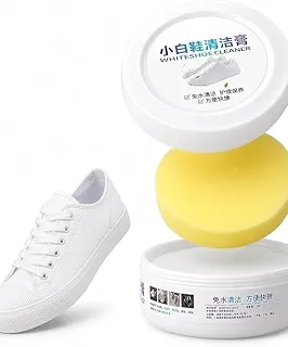 Creme Limpa Tênis Branco Profissional Remove Manchas Sujeiras e Renova Calçados com Limpeza Fácil