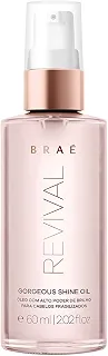 Óleo Capilar Reparador Braé Gorgeous Shine Oil Revival 60ml - Brilho Intenso, Anti-Frizz e Maciez - Tratamento Leve
