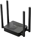 Mercusys MR60X Roteador Wi-Fi 6 AX1500 Dual Band, 3 Portas Gigabit, 4 Antenas, EasyMesh, Cobertura de até 140 m² e Conexão para até 60 Dispositivos