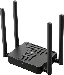 Mercusys MR60X Roteador Wi-Fi 6 AX1500 Dual Band, 3 Portas Gigabit, 4 Antenas, EasyMesh, Cobertura de até 140 m² e Conexão para até 60 Dispositivos