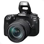 Câmera Eos 90d Kit Com Lente 18-135mm Dslr Preto