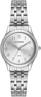Kit Relógio Mondaine Prata Feminino 32608L0MKNE2K1 semi-joias