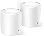 TP-Link Deco X10 (2 un.) Sistema Mesh Wi-Fi 6 para casa toda Dual Band AX1500, cobre até 360 m², 120 dispositivos, 2 portas gigabit, instalação por app Deco, Mesh com IA, Controle Parental