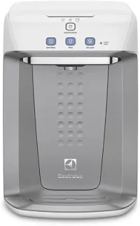 Purificador de Água Gelada Fria e Natural Elétrico Compacto Eletronico placa Electrolux Alerta troca de Filtro refil 12 meses ou 3000l Painel Touch Bivolt Branco PA21G