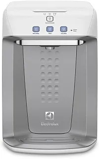 Electrolux Purificador de Água Gelada Fria e Natural Elétrico Compacto Eletronico placa Alerta troca de Filtro refil 12 meses ou 3000l Painel Touch Bivolt Branco PA21G