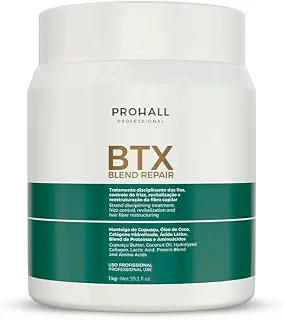 Prohall Btx Capilar Orgânico - Blend Repair Sem Formol 1kg - Alinhamento, Brilho e Redução de Volume - Máscara de Tratamento
