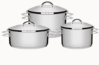 Jogo de Panelas com Fundo Triplo, Tramontina, Solar 65510740, Inox