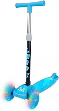 Patinete Infantil Dobrável 3 Rodas Led Luppy Maxi Toys