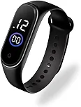 Relógio Digital Esportivo Led Preto Pulso Pulseira De Silicone Resistente Juvenil Qualidade Premium Alto Nível De Regulagem (Somente a Cor Preta) - VOLT3M