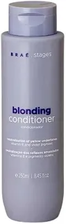 Braé Condicionador Loiro Matizador 250ml - Stages - Neutraliza Amarelo, Hidratação Profunda e Brilho Intenso