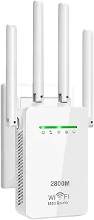 Repetidor Wi-Fi 300Mbps 4 Antenas com WPS para Rede 2.4GHz