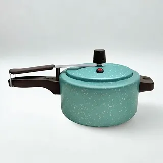 Panela de Pressão Antiaderente 2,5L Menta com Revestimento Teflon Premium 7 Camadas, Alumínio Reforçado, Fechamento Interno