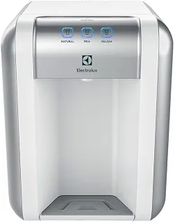Purificador de Água Gelada Fria e Natural Elétrico Compacto Eletronico placa Electrolux Branco com Painel Touch Bivolt PE11B