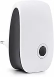 Repelente Eletrônico Ultrassônico Bivolt Automático para Ambiente Interno, Sem Produtos Químicos, Silencioso, Branco