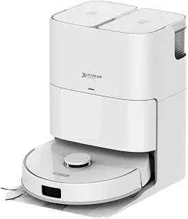 Robô Aspirador e passa pano Kabum! smart K4000, Base Autolimpante, Mop Duplo Extensível, Ia, 20000pa, 220v, Branco - Ksar400020br