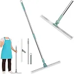Rodo de Silicone Multiuso 50 cm, Cabo Extensível 68 a 100 cm, Giro 180°