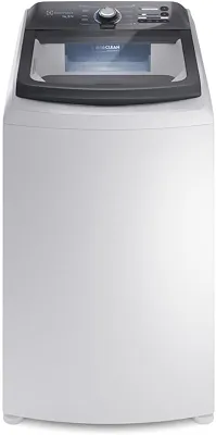 Máquina de Lavar Electrolux 14,5kg Branca Efficient Cesto Inox Jet&Clean 127v LEE15