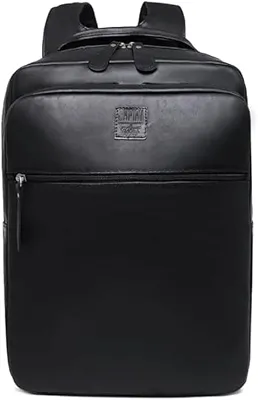 Mochila Capiau de Couro Legítimo Vintage Executiva para Notebook, Trabalho e Viagem