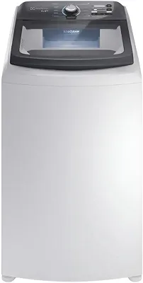 Máquina de Lavar Electrolux 14,5kg Branca Efficient Cesto Inox Jet&Clean 220v LEE15