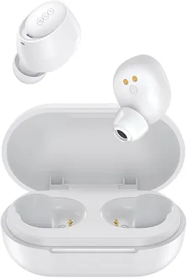 Fone de ouvido Bluetooth QCY T27 Branco, Modelo: BH23QT27A, CERTIFICADO ANATEL Nº:12273-23-03372