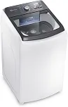 Máquina de Lavar Electrolux 14,5kg Branca Efficient Cesto Inox Jet&Clean 220v LEE15