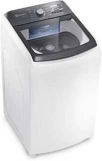 Máquina de Lavar Electrolux 14,5kg Branca Efficient Cesto Inox Jet&Clean 220v LEE15
