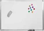 QUADRO BRANCO MAGNETICO OFFICE ALUMINIO A 060 X 040 CM MDF 3, STALO