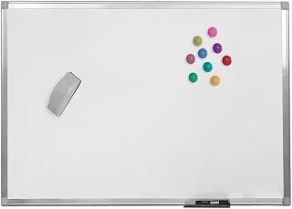 QUADRO BRANCO MAGNETICO OFFICE ALUMINIO A 060 X 040 CM MDF 3, STALO