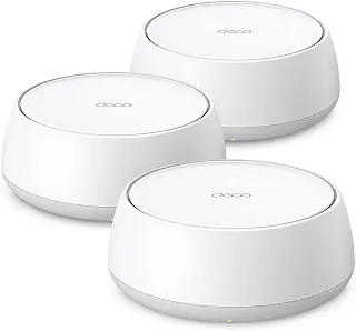TP-Link Deco BE22 (3 un.) Roteador Mesh Wi-Fi 7 BE3600 Dual Band, Cobertura de até 600 m², Mais de 150 Dispositivos, 2 Portas Gigabit por Unidade, MLO, VPN e Mesh Gerenciado por IA