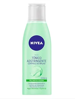 Tônico Facial NIVEA, Controle do Brilho, Pele Mista e Oleosa, 200ml