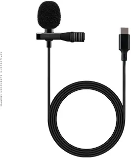 MICROFONE CELULAR LAPELA USB-C 1,5M