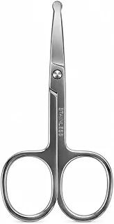 Tesoura de Unha Ponta Redonda Aço Inox 9cm