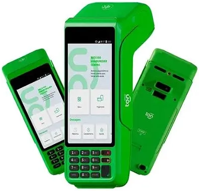 Maquininha Cartão Crédito Ton T3 Smart Tom Chip Wifi Pix Verde