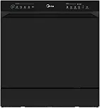 Lava Louças 8 Serviços Preta Touch Plus Midea 127v